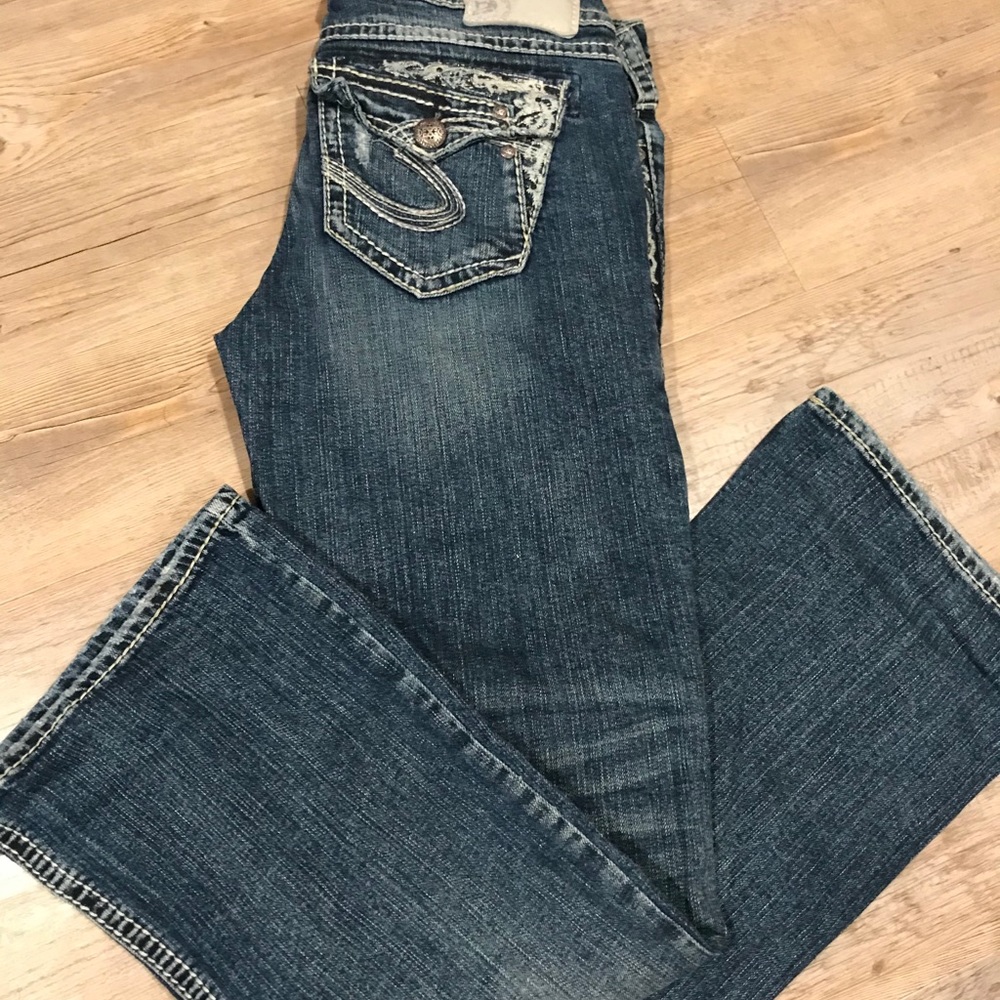 Silver jeans